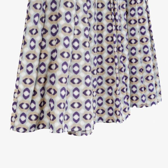 Miu Miu Resort 2008 Geometric Printed Skirt - Picture 6 of 10